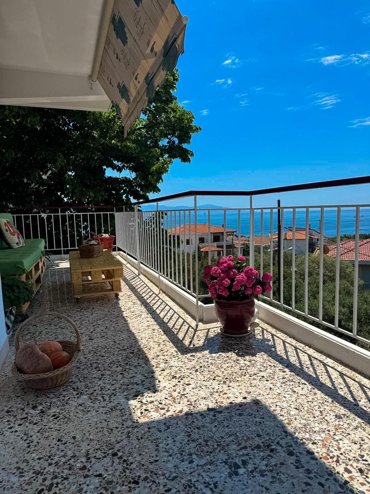 Mimoza'S Sea View Apartment PalaiónTsiflíkion Eksteriør bilde