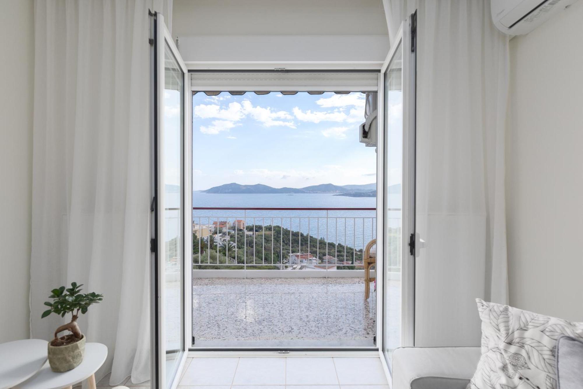 Mimoza'S Sea View Apartment PalaiónTsiflíkion Eksteriør bilde